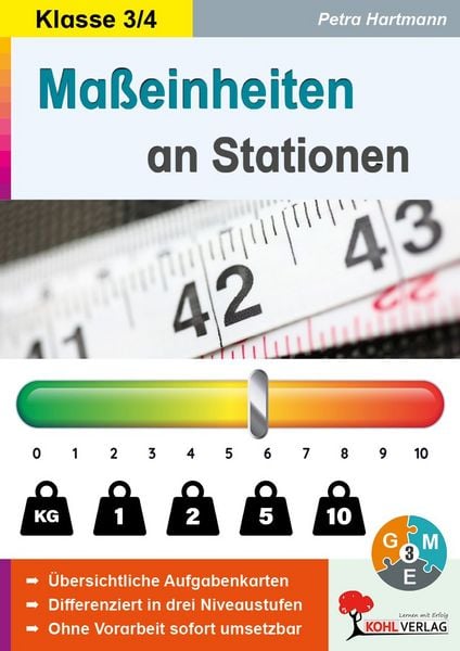 Produktbild: Ma&szlig;einheiten an Stationen / Klasse 3-4