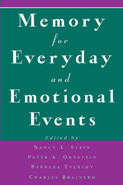 Produktbild: Memory for Everyday and Emotional Events