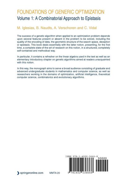 Produktbild: Foundations of Generic Optimization
