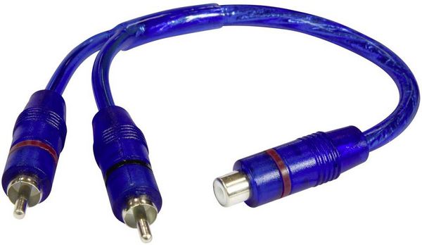 Produktbild: Crunch CRY Y-Cinchkabel 25.00cm [1x Cinch-Buchse - 2x Cinch-Stecker]