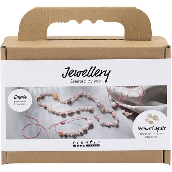 Produktbild: Creativ Company Mini Kreativ Set Schmuck, Halskette und Armband, Pink