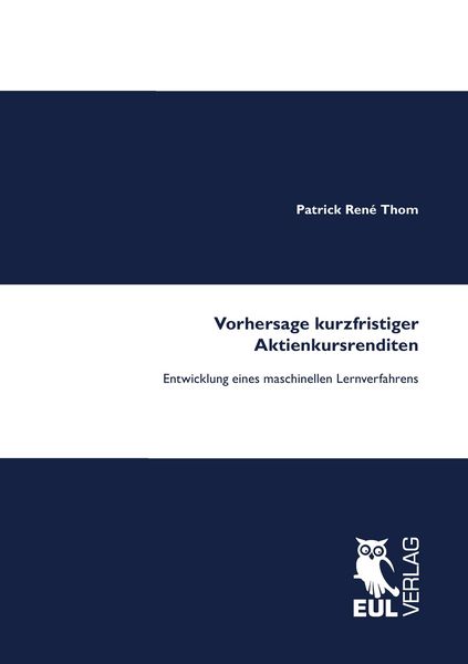 Produktbild: Vorhersage kurzfristiger Aktienkursrenditen