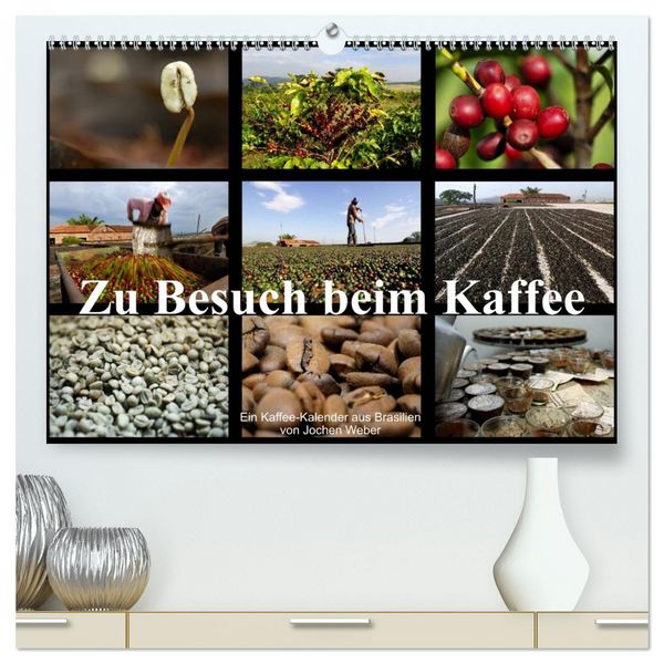 Produktbild: Zu Besuch beim Kaffee (hochwertiger Premium Wandkalender 2026 DIN A2 quer), Kunstdruck in Hochglanz