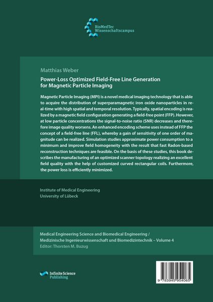 Produktbild: Power-Loss Optimized Field-Free Line Generation for Magnetic Particle Imaging