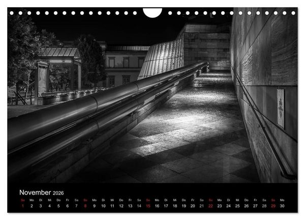 Produktbild: Stuttgart bei Nacht (Wandkalender 2026 DIN A4 quer), CALVENDO Monatskalender
