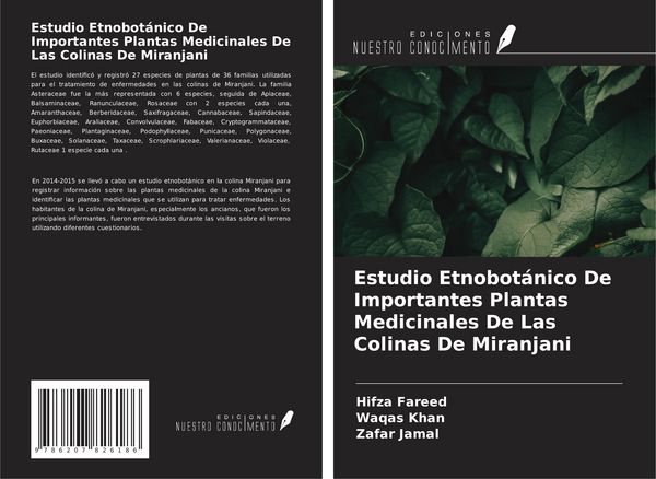 Produktbild: Estudio Etnobot&aacute;nico De Importantes Plantas Medicinales De Las Colinas De Miranjani
