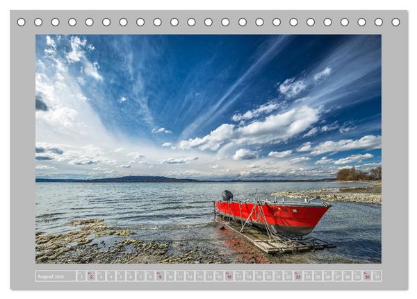 Produktbild: Insel Reichenau - Gr&ouml;&szlig;te Insel im Bodensee (Tischkalender 2026 DIN A5 quer), CALVENDO Monatskalender