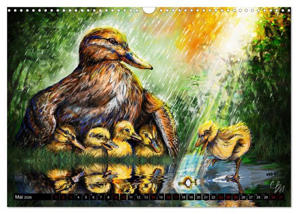 Produktbild: Tierfreunde (Wandkalender 2026 DIN A3 quer), CALVENDO Monatskalender