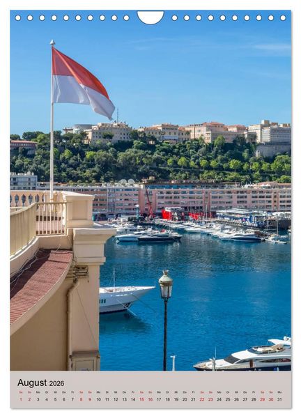 Produktbild: C&Ocirc;TE D&rsquo;AZUR Cannes, Monaco und Nizza (Wandkalender 2026 DIN A4 hoch), CALVENDO Monatskalender