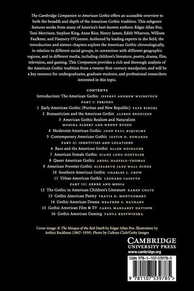 Produktbild: The Cambridge Companion to American Gothic
