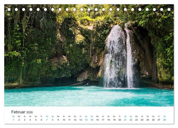 Produktbild: Philippinen - dem Paradies ganz nah (Tischkalender 2026 DIN A5 quer), CALVENDO Monatskalender