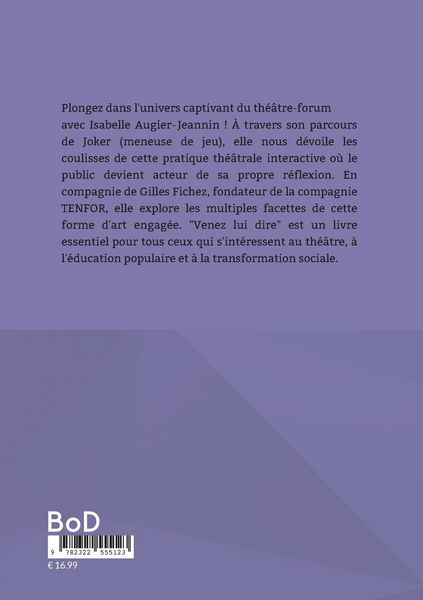 Produktbild: Venez lui dire !