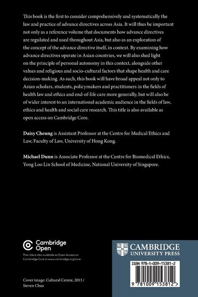 Produktbild: Advance Directives across Asia