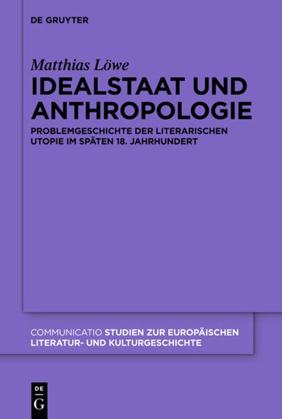 Produktbild: Idealstaat und Anthropologie