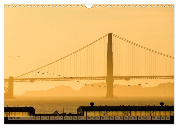 Produktbild: If I'm going to San Francisco (Wandkalender 2026 DIN A3 quer), CALVENDO Monatskalender