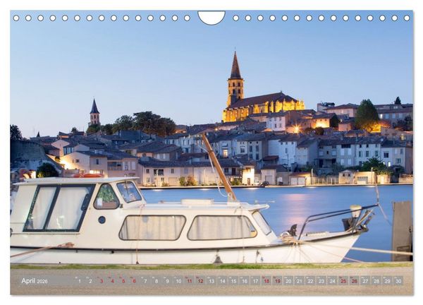 Produktbild: Hausbooturlaub Frankreich - Canal du Midi (Wandkalender 2026 DIN A4 quer), CALVENDO Monatskalender