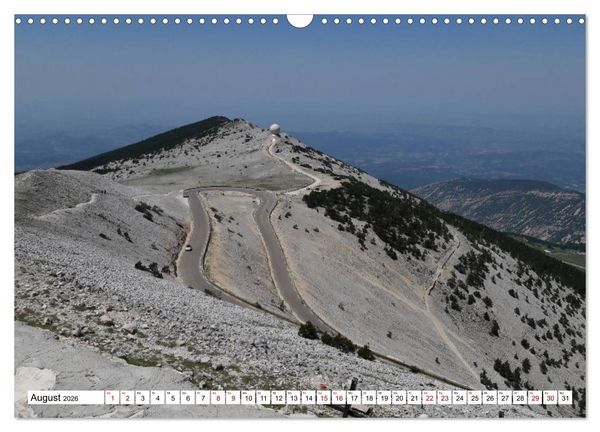 Produktbild: Mit dem Rennrad zum Mont Ventoux (Wandkalender 2026 DIN A3 quer), CALVENDO Monatskalender