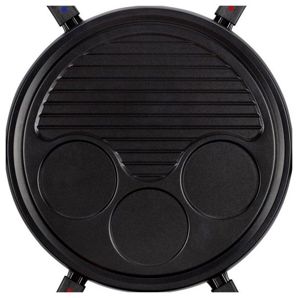 Produktbild: Tristar RA-2998 Raclette 6Pf&auml;nnchen, Antihaftbeschichtung, Kontrollleuchte Schwarz