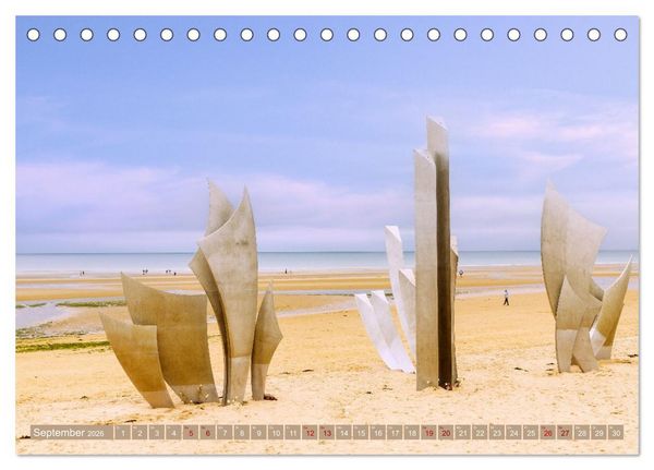 Produktbild: Normandie. Poesie in Frankreichs Norden (Tischkalender 2026 DIN A5 quer), CALVENDO Monatskalender