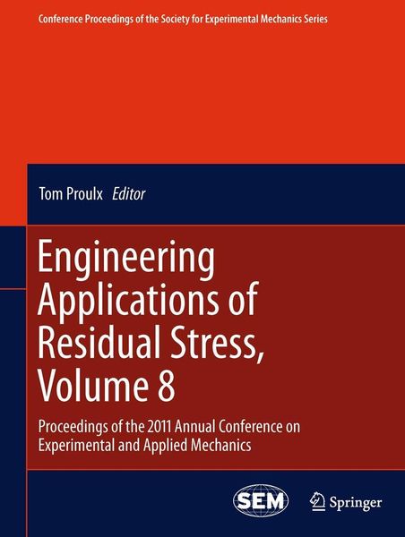 Produktbild: Engineering Applications of Residual Stress, Volume 8