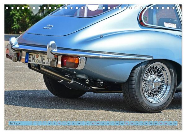 Produktbild: Jaguar E-Type - Die Raubkatze (Wandkalender 2026 DIN A4 quer), CALVENDO Monatskalender