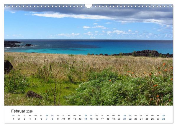 Produktbild: Die Osterinsel - mystisches Inselparadies im S&uuml;dostpazifik (Wandkalender 2026 DIN A3 quer), CALVENDO Monatskalender