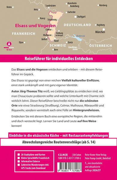 Produktbild: Reise Know-How Reisef&uuml;hrer Elsass und Vogesen