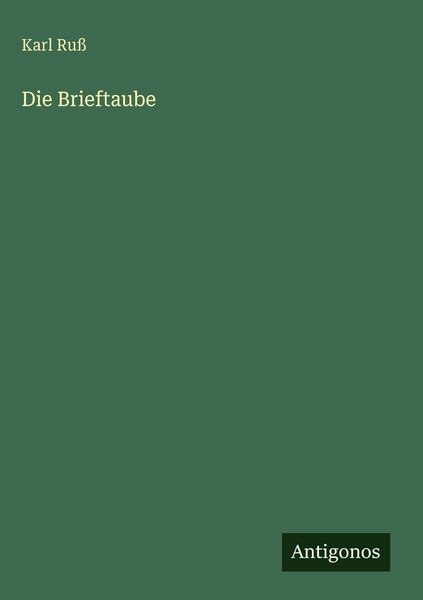 Produktbild: Die Brieftaube