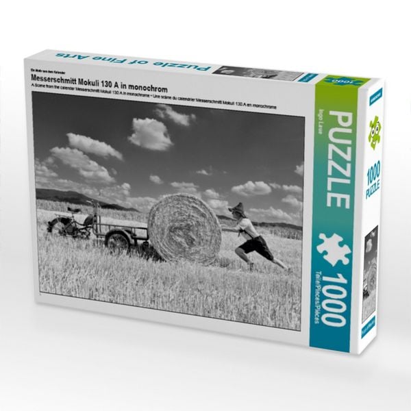 Produktbild: Ein Motiv aus dem Kalender Messerschmitt Mokuli 130 A in monochrom (Puzzle)