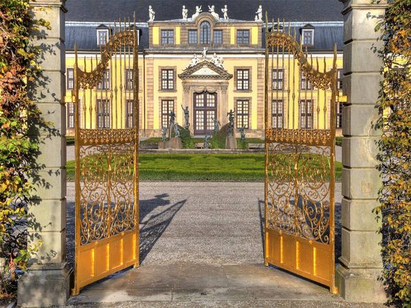 Produktbild: CALVENDO Puzzle Goldenes Tor | 1000 Teile Lege-Gr&ouml;&szlig;e 64x48cm Foto-Puzzle f&uuml;r gl&uuml;ckliche Stunden