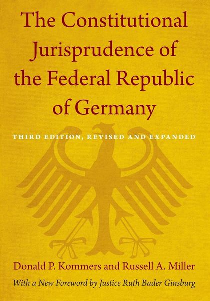 Produktbild: The Constitutional Jurisprudence of the Federal Republic of Germany