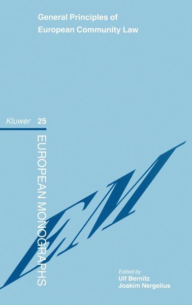 Produktbild: General Principles of European Community Law