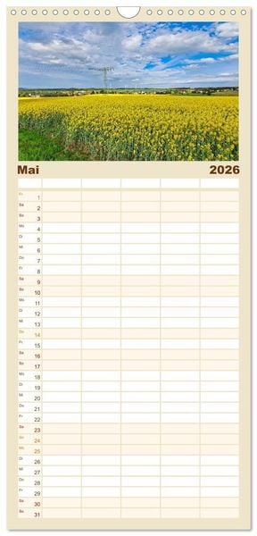 Produktbild: Familienplaner 2026 - Unterwegs in Wachau mit 5 Spalten (Wandkalender, 21 x 45 cm) CALVENDO