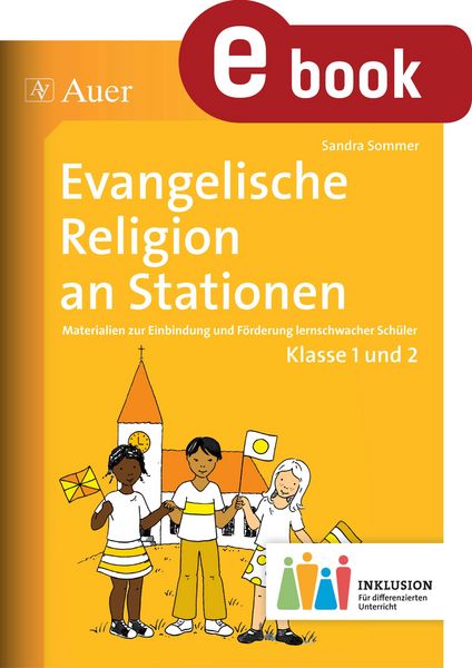 Produktbild: Evangelische Religion an Stationen 1-2 Inklusion
