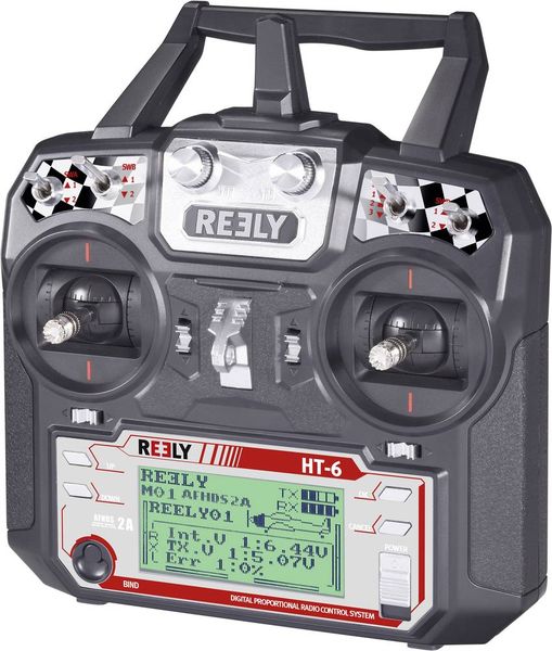 Reely HT-6 Hand-Fernsteuerung 2,4GHz Anzahl Kanäle: 6 inkl. Empfänger