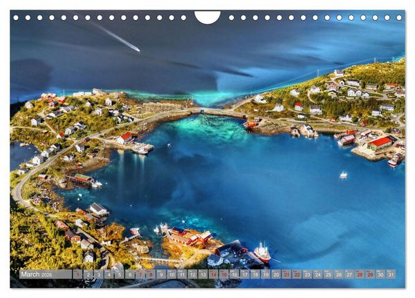 Produktbild: Lofoten Islands, Beauty of Nature (Wall Calendar 2026 DIN A4 landscape), CALVENDO 12 Month Wall Calendar