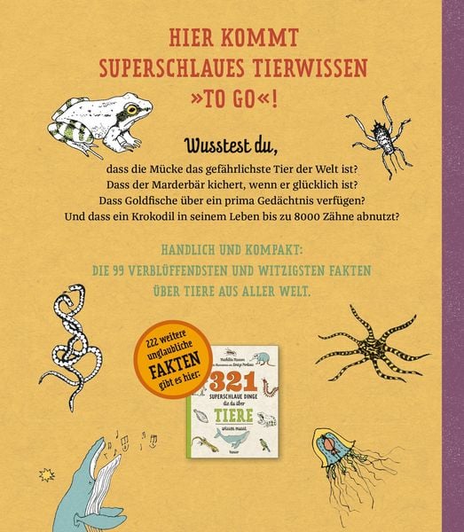 Produktbild: 99 superschlaue Dinge, die du &uuml;ber Tiere wissen musst (Superschlau to go)