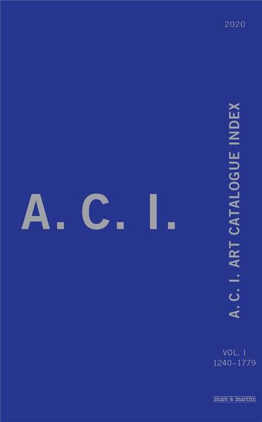 Produktbild: A.c.i. Art Catalogue Index T.1: Catalogues Raisonnes Of Artists;