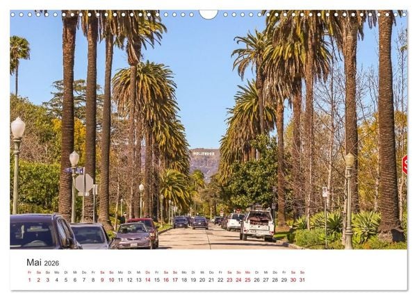 Produktbild: Kalifornien Bilder aus Los Angeles (Wandkalender 2026 DIN A3 quer), CALVENDO Monatskalender