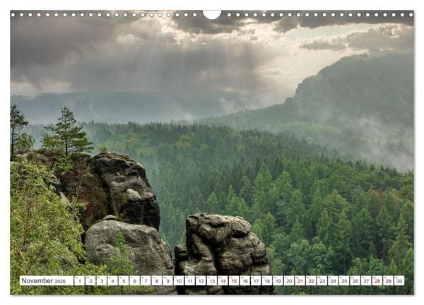 Produktbild: Dresden und Elbsandsteingebirge (Wandkalender 2026 DIN A3 quer), CALVENDO Monatskalender