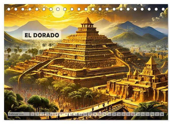 Produktbild: Sagenhafte Orte und Mythen (Tischkalender 2026 DIN A5 quer), CALVENDO Monatskalender