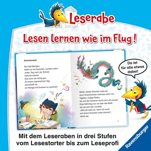 Produktbild: Leserabe 2. Lesestufe - Kia und der Manga-Drache