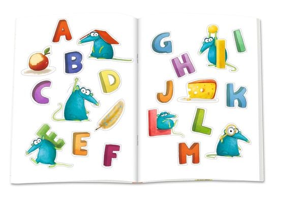 Produktbild: Leseratte Otilie. Das ABC-Stickerheft