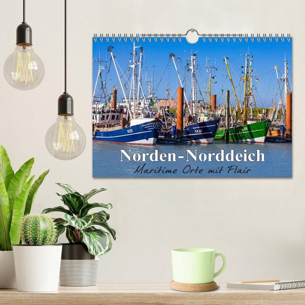 Produktbild: Norden-Norddeich. Maritime Orte mit Flair (Wandkalender 2027 DIN A4 quer), CALVENDO Monatskalender