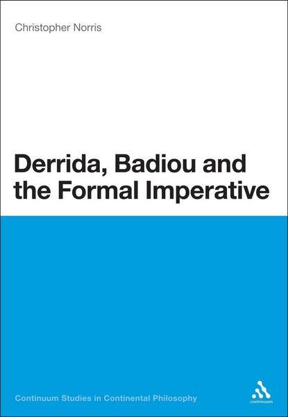 Produktbild: Derrida, Badiou and the Formal Imperative