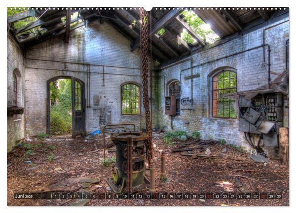 Produktbild: Lost Places in Deutschland 2026 (hochwertiger Premium Wandkalender 2026 DIN A2 quer), Kunstdruck in Hochglanz