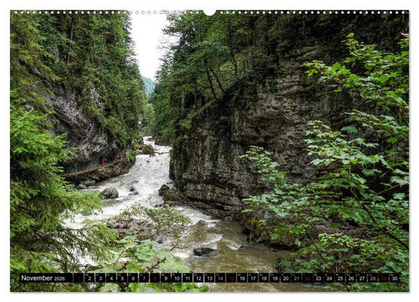 Produktbild: Allg&auml;u - Natur pur (hochwertiger Premium Wandkalender 2026 DIN A2 quer), Kunstdruck in Hochglanz