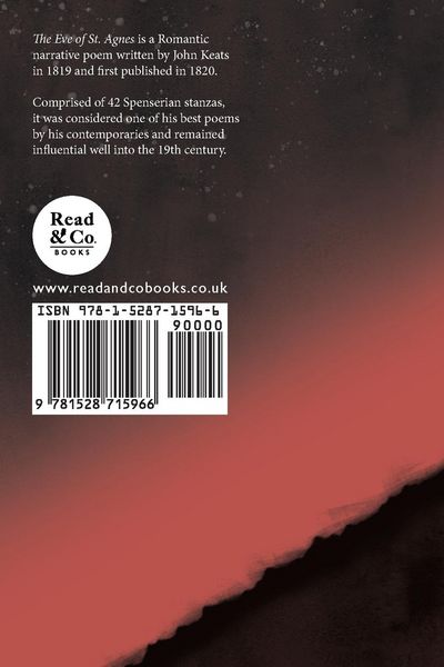 Produktbild: The Eve of St. Agnes;With a Chapter from The Mentor - Famous English Poets by Hamilton Wright Mabie