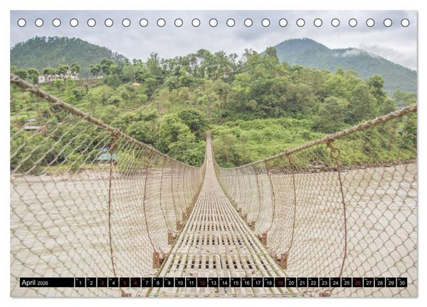 Produktbild: Lichtmomente - Eine Reise durch Nepal (Tischkalender 2026 DIN A5 quer), CALVENDO Monatskalender