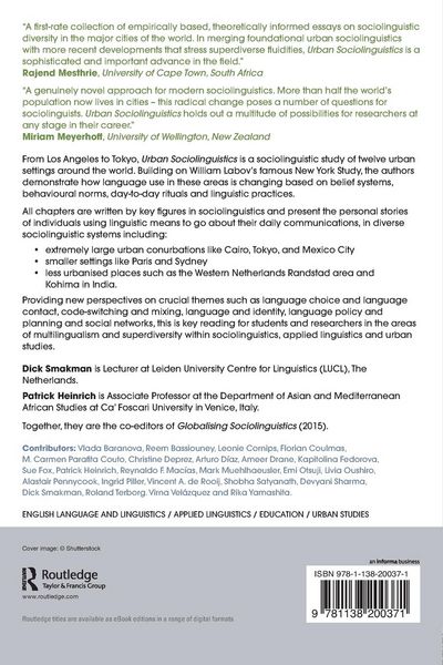 Produktbild: Urban Sociolinguistics